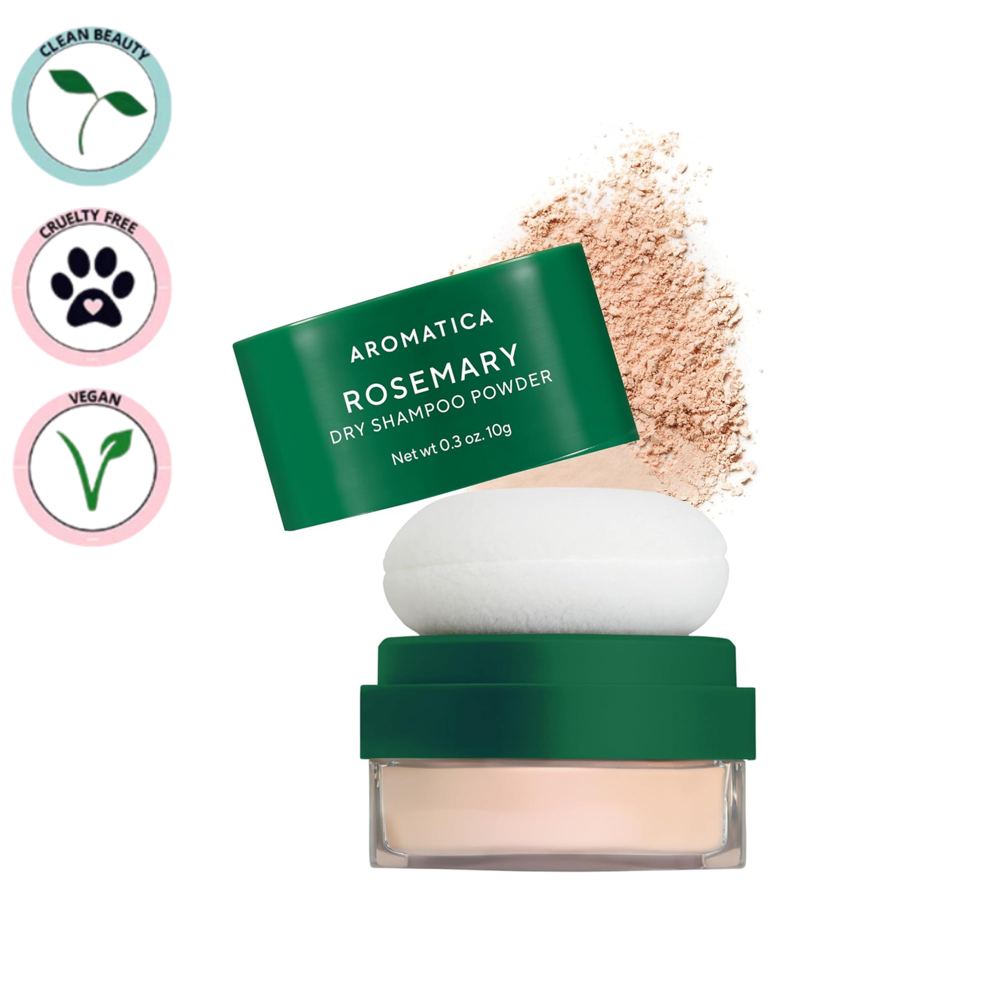 Aromatica | Rosemary Dry Shampoo Powder 10g (Shampoo secco)