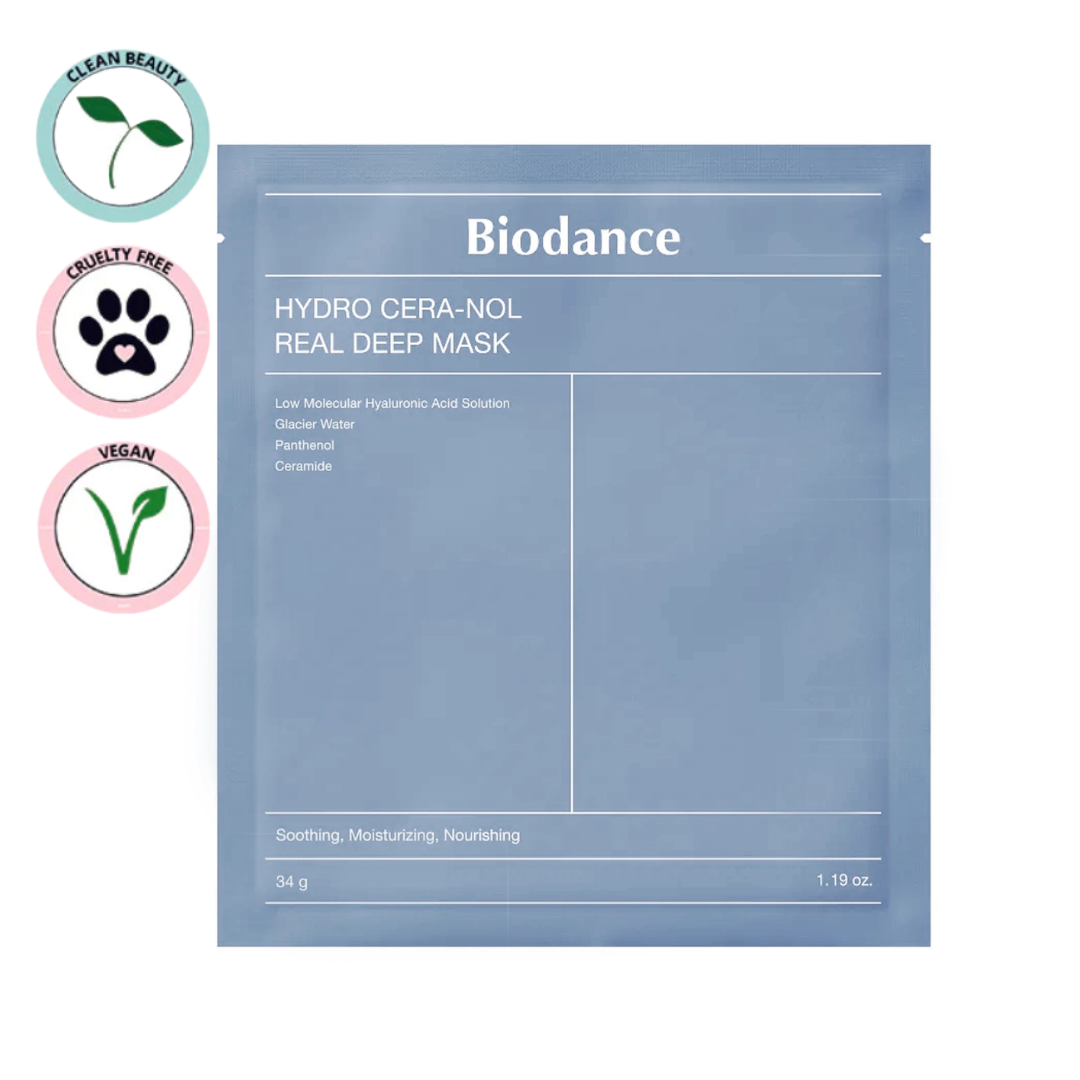 BIODANCE | Hydro Cera-Nol Real Deep Mask 34g (Maschera viso idrogel)