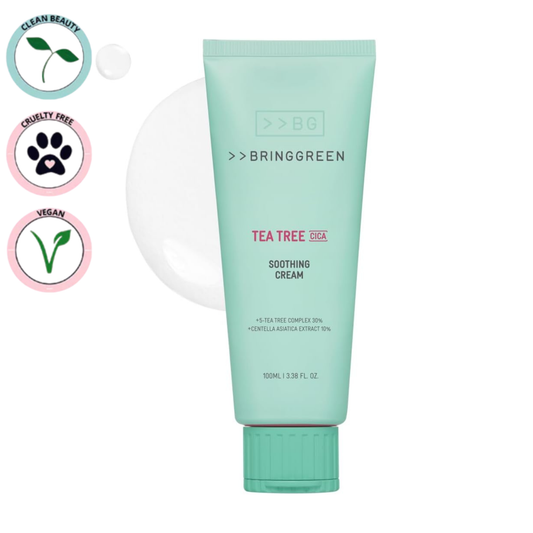 BRINGGREEN | Tea Tree Cica Soothing Cream Plus 100ml (Crema viso)