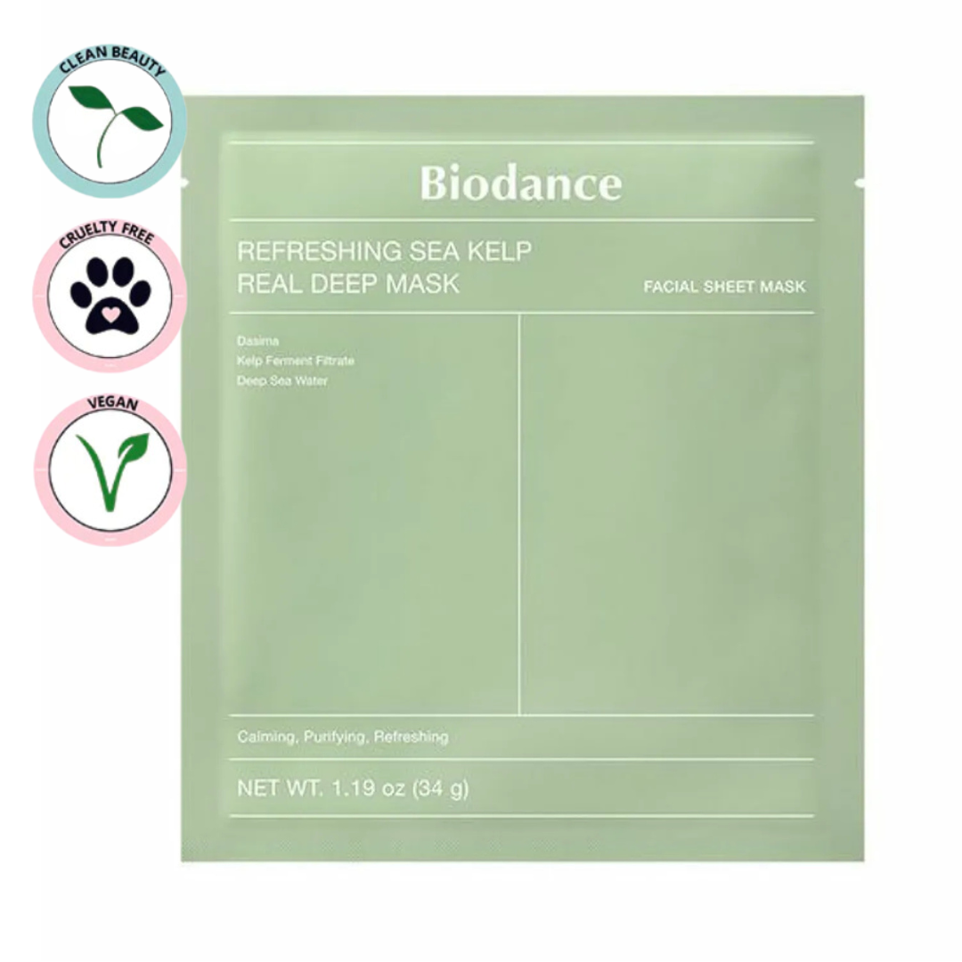 Biodance | Refreshing Sea Kelp Real Deep Mask (Maschera viso idrogel)