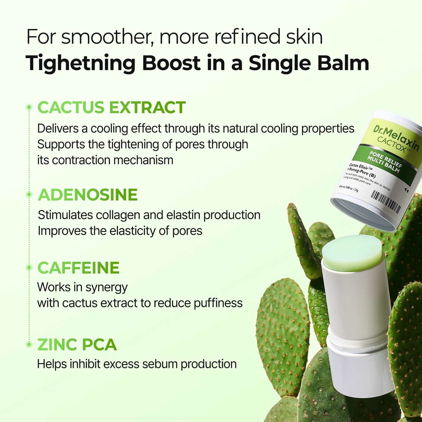 Dr.MELAXIN | CACTOX PORE RELIEF MULTI BALM 25g