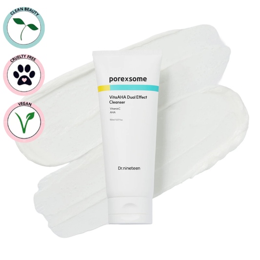 Dr. Nineteen | PoreXsome VitaAHA Dual Effect Cleanser 150ml (Detergente esfoliante)