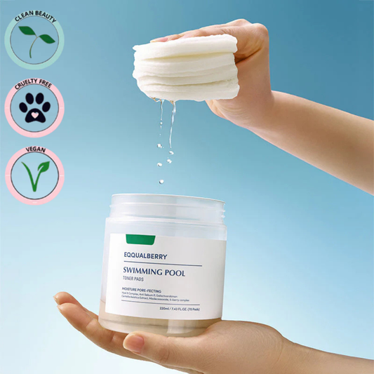 EQQUALBERRY | Swimming Pool Toner Pad 70psc 200ml