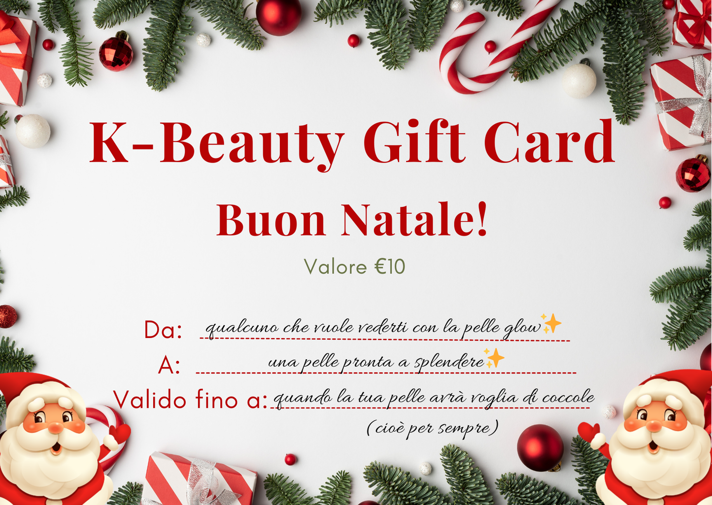 MEELOVE GIFT CARD NATALE