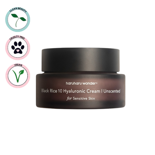 HARUHARU WONDER | Black Rice 10 Hyaluronic Cream Unscented 50ml (Crema Viso)