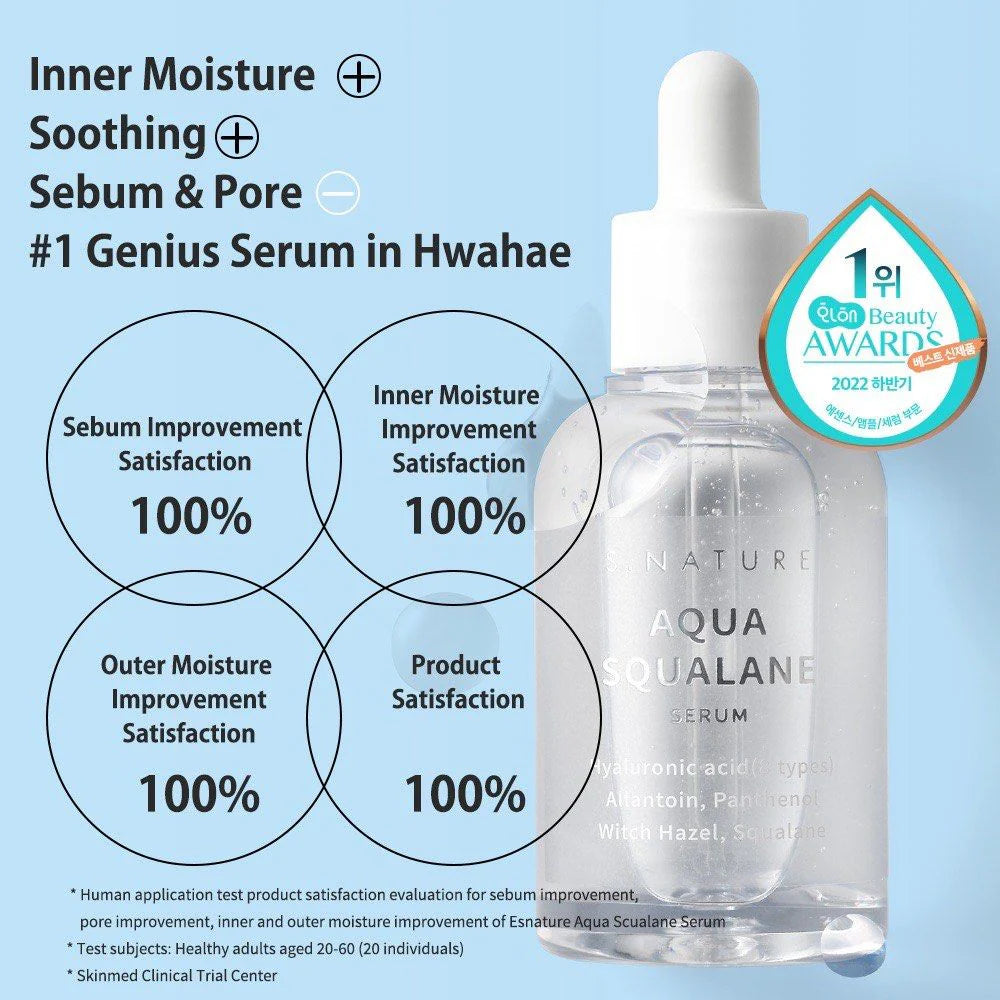 S.NATURE | Aqua Squalane Serum 50ml (Siero)