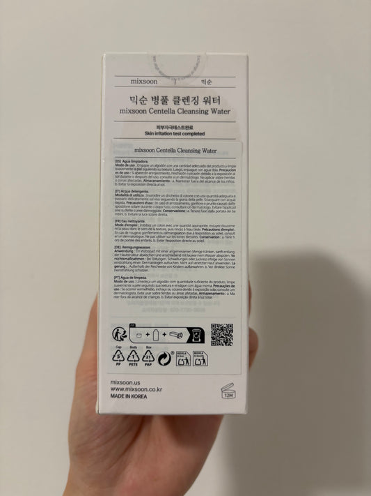 (confezione danneggiata) MIXSOON | CENTELLA CLEANSING WATER 300ml (1)