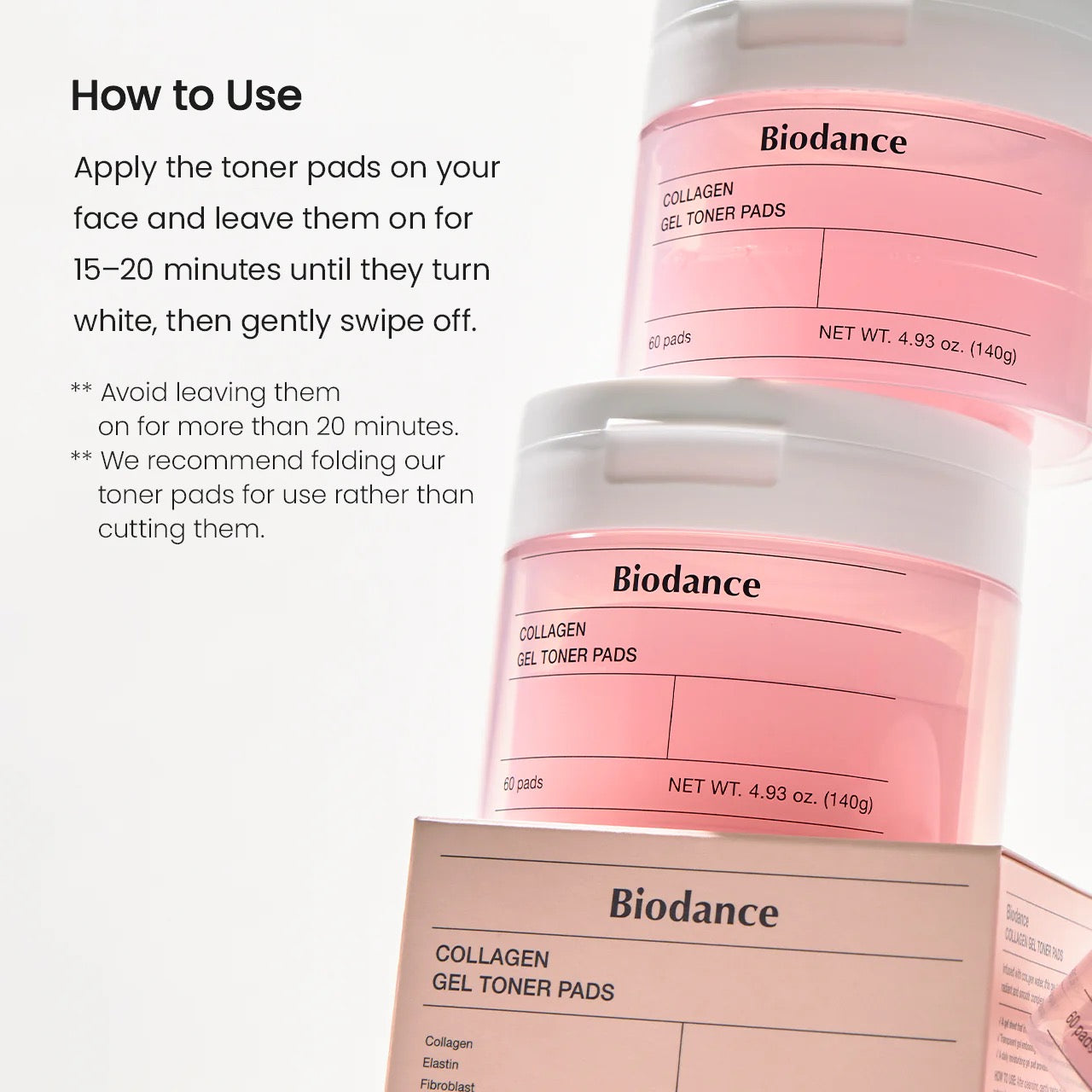 Biodance | Collagen Gel Toner Pads - 60 dischetti