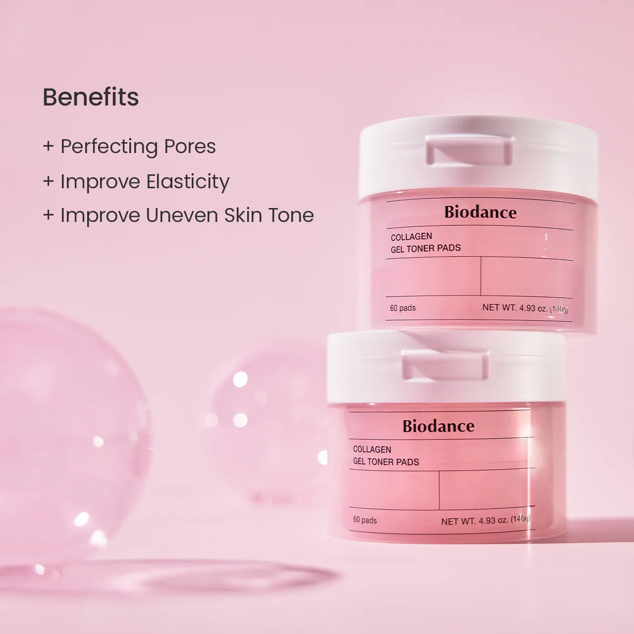 Biodance | Collagen Gel Toner Pads - 60 dischetti