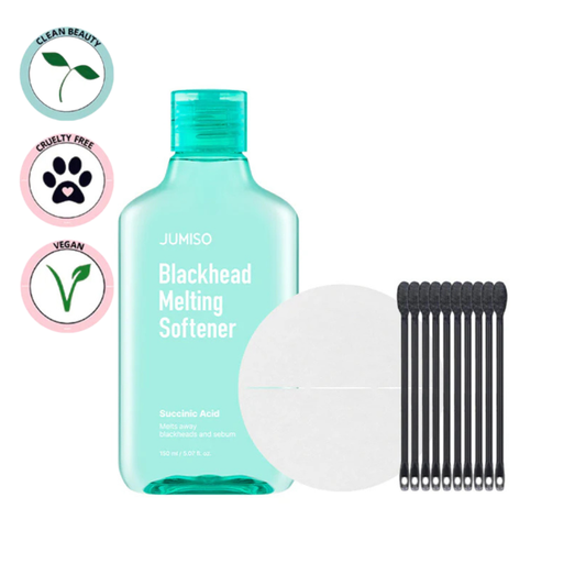 Jumiso | Blackhead Melting Softener 150ml + 40 pads + 10 estrattori