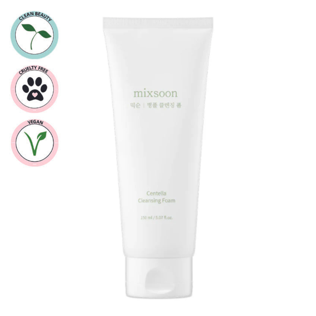 MIXSOON | Centella Cleansing Foam 150ml (Detergente a base d'acqua)