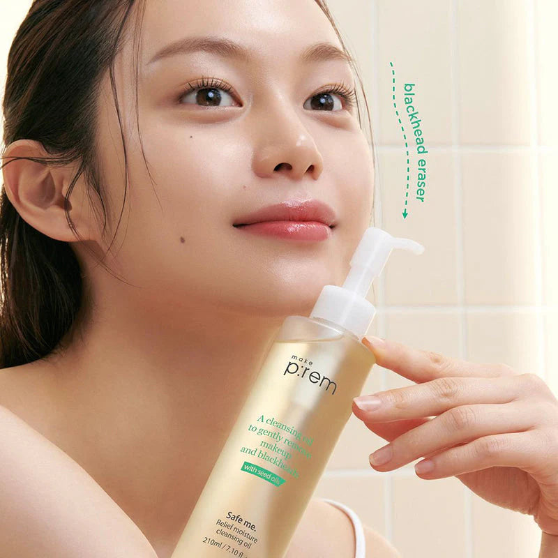 Make p:rem | Safe Me. Relief Moisture Cleansing Oil 210ml (Detergente oleoso)