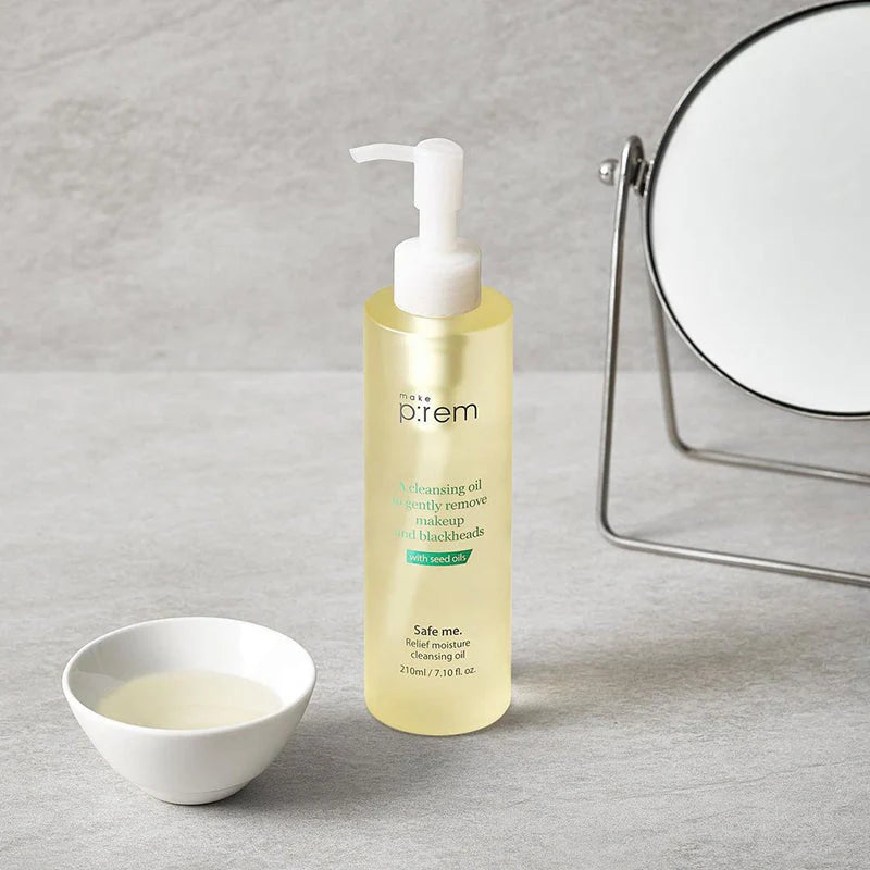 Make p:rem | Safe Me. Relief Moisture Cleansing Oil 210ml (Detergente oleoso)