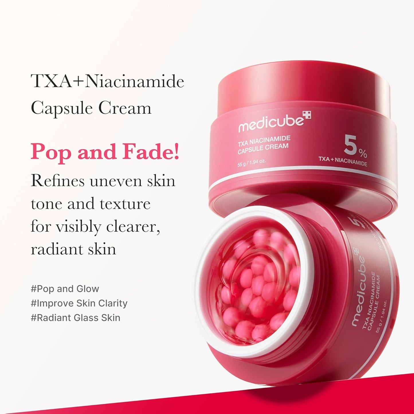 Medicube | TXA Niacinamide Capsule Cream 55g (Boba Cream)