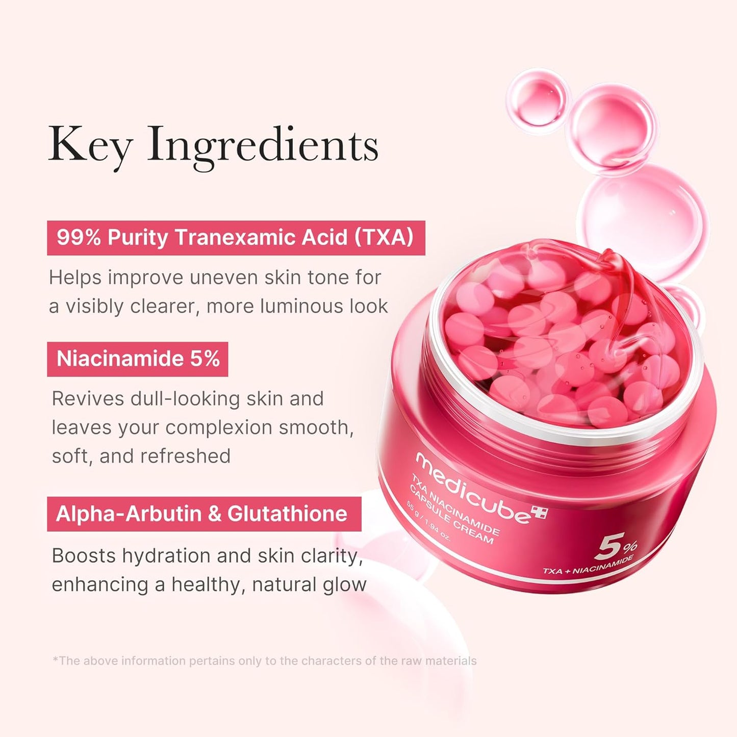 Medicube | TXA Niacinamide Capsule Cream 55g (Boba Cream)