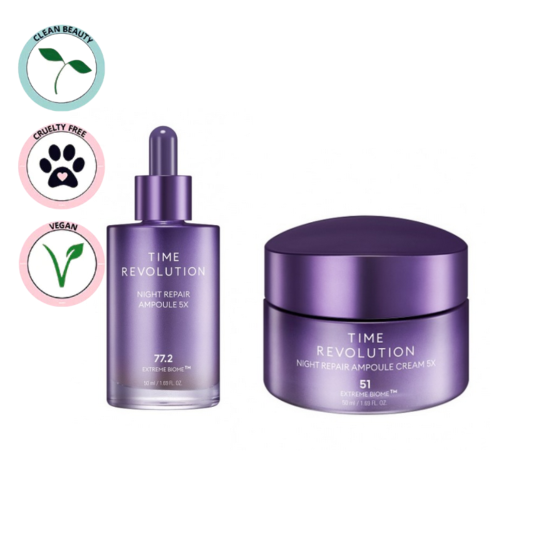 Missha | Time Revolution Night Repair Duo Set ( Crema + Siero) 50ml*50ml (In arrivo)