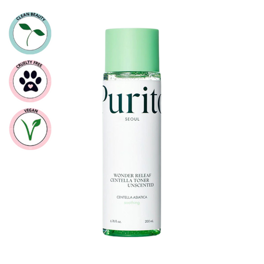 PURITO | Wonder Releaf Centella Toner Unscented - 200ml (Tonico Viso)