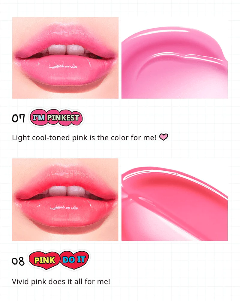Peripera | Ink Mood Glowy Tint - 08 Pink Do It - 4g (Tinta Labbra)