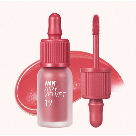 PERIPERA | Ink Airy Velvet Lip Tint - 19 Elf Light Rose (Tinta Labbra)