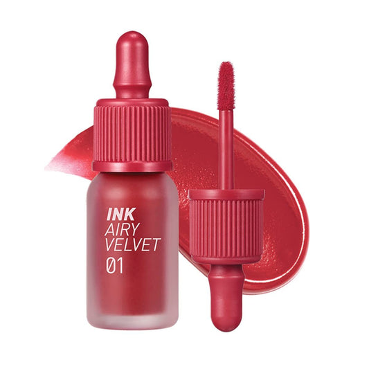 PERIPERA | Ink Airy Velvet Lip Tint - 01 Hotspot Red (Tinta Labbra)