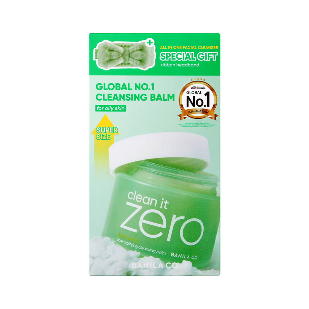 BANILA CO | Clean It Zero Cleansing Balm Pore Clarifying SET 180ml + Headband