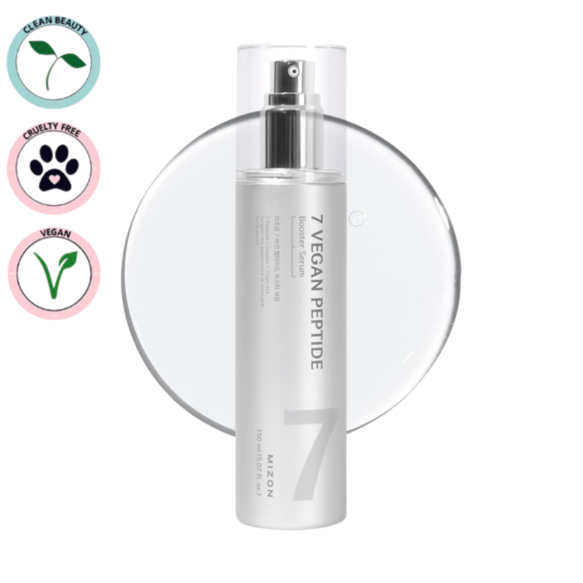 MIZON | 7 Vegan Peptide Booster Serum 150ml (Siero Viso)