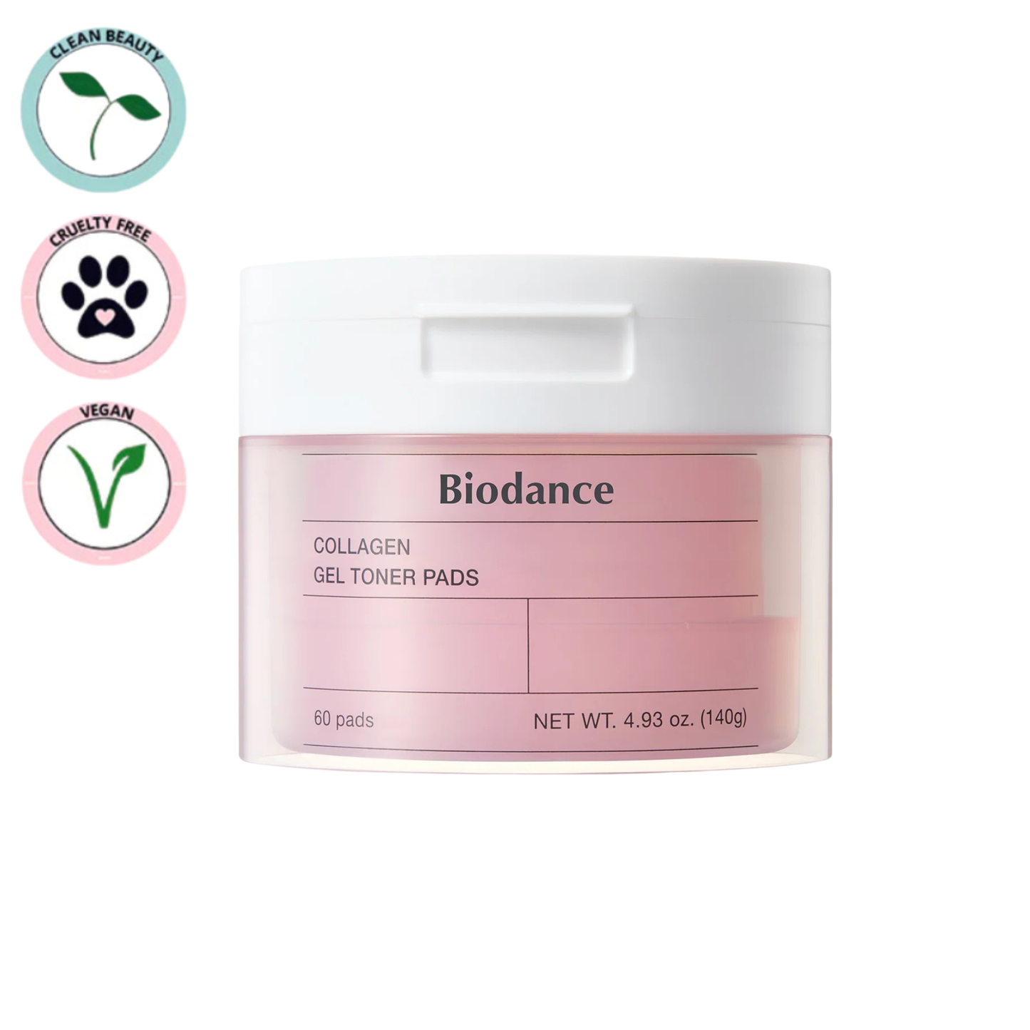 Biodance | Collagen Gel Toner Pads - 60 dischetti