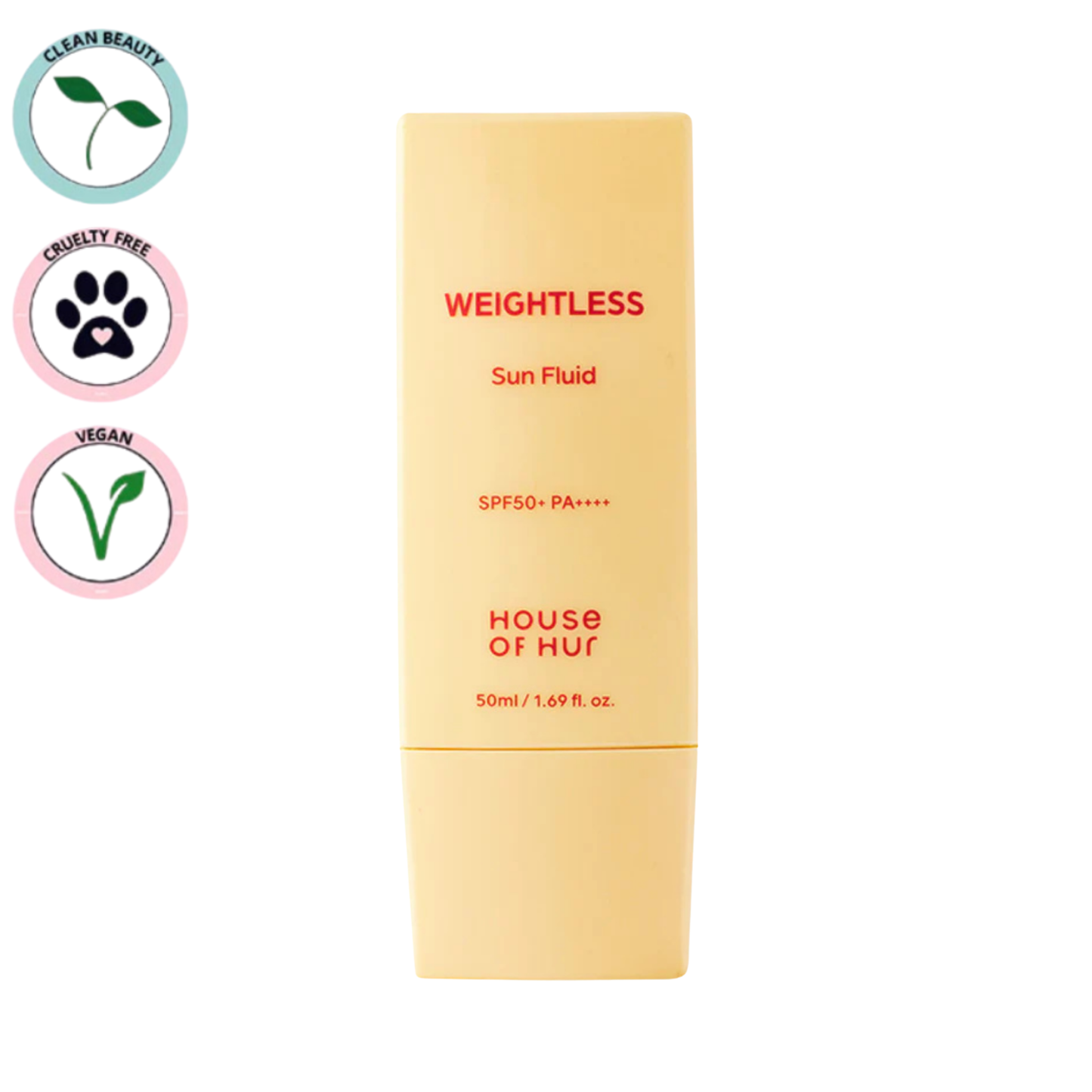 House of Hur | Weightless Sun Fluid SPF50 Pa++++ 50ml