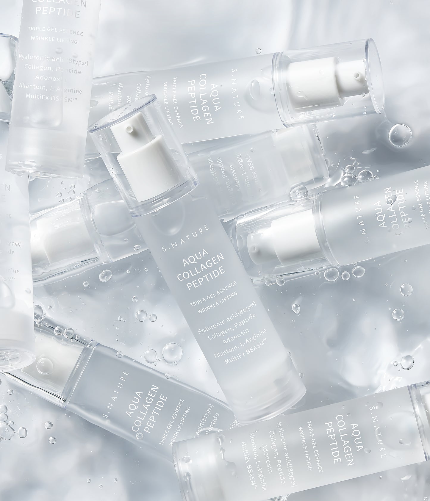 S.NATURE | Aqua Collagen Peptide Triple Gel Essence 50ml