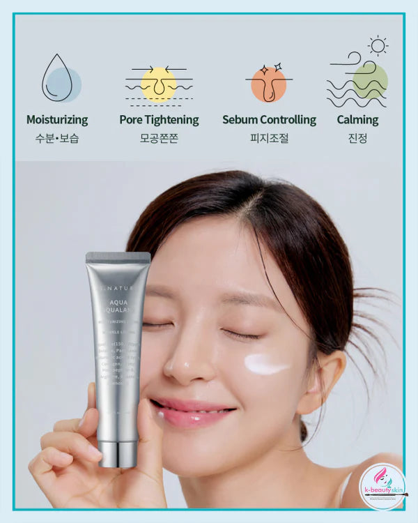 S.NATURE | Aqua Squalane Moisturizing Cream 60ml (Crema viso)