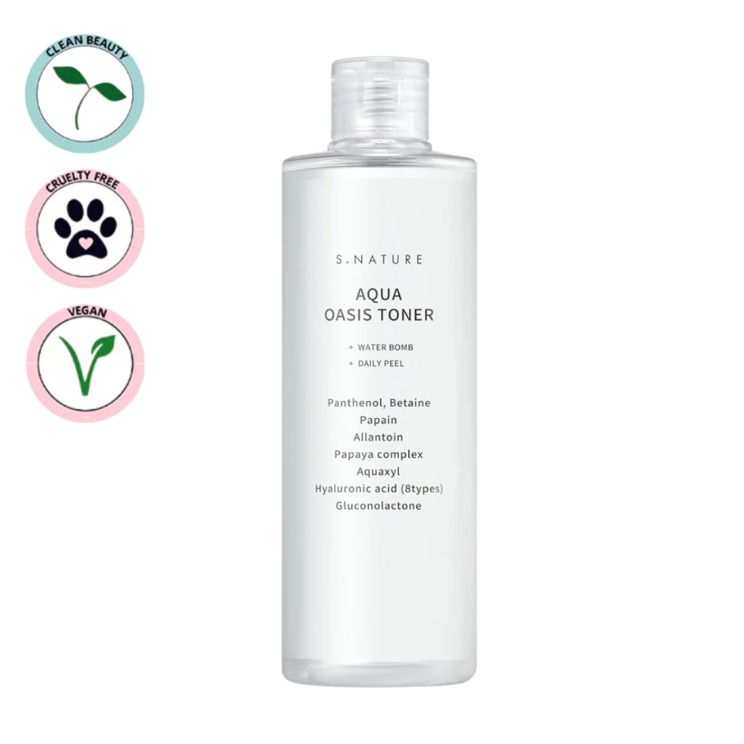 S.NATURE | Aqua Oasis Toner 300ml (Tonico Viso)