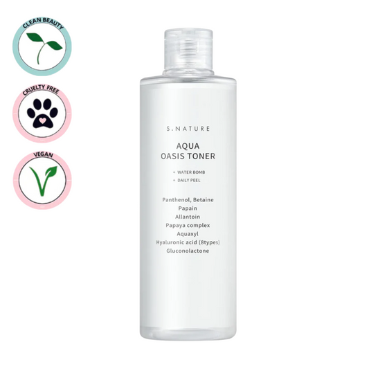 S.NATURE | Aqua Oasis Toner 300ml (Tonico Viso)