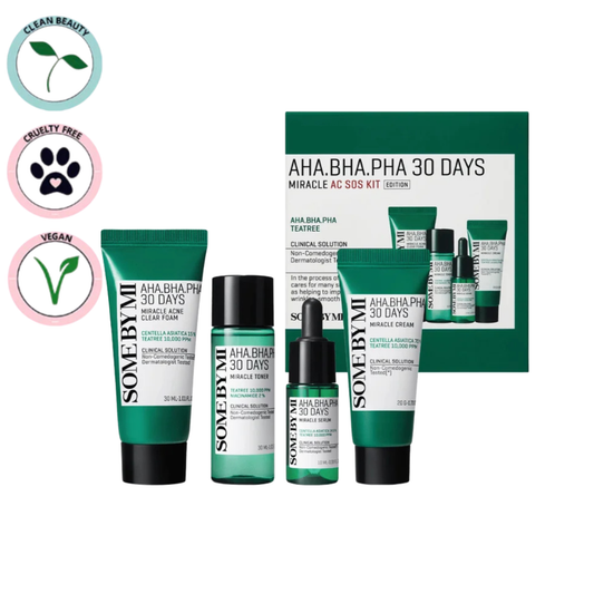 Some by Mi | Aha-Bha-Pha Miracle Starter Kit - 4pcs (ANTI-ACNE)