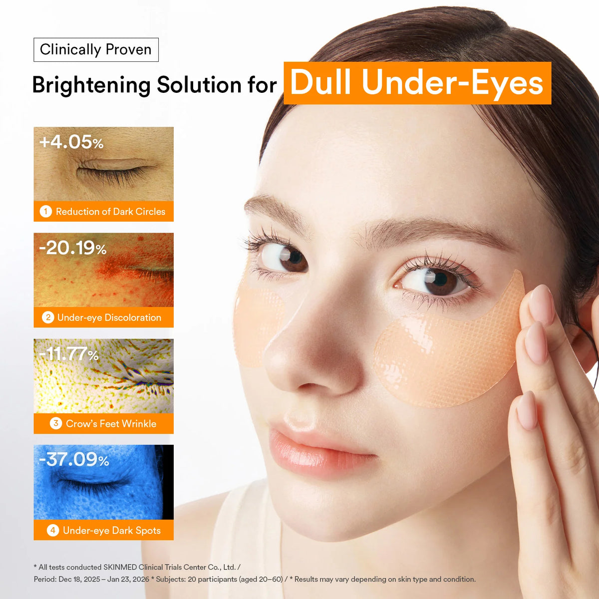 Abib | Glutathione Kojic Acid Eye Patch Vita Jelly 60pcs