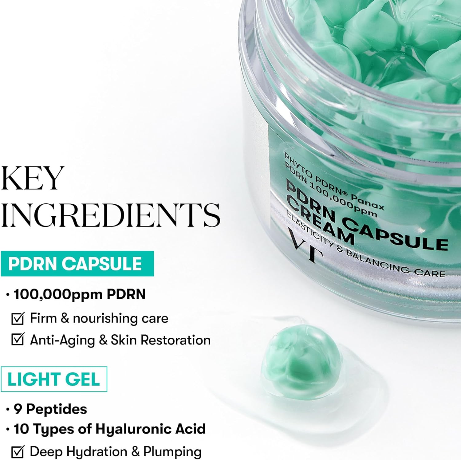 VT COSMETICS | PDRN Capsule Cream 100 - 50ml – MEELOVE