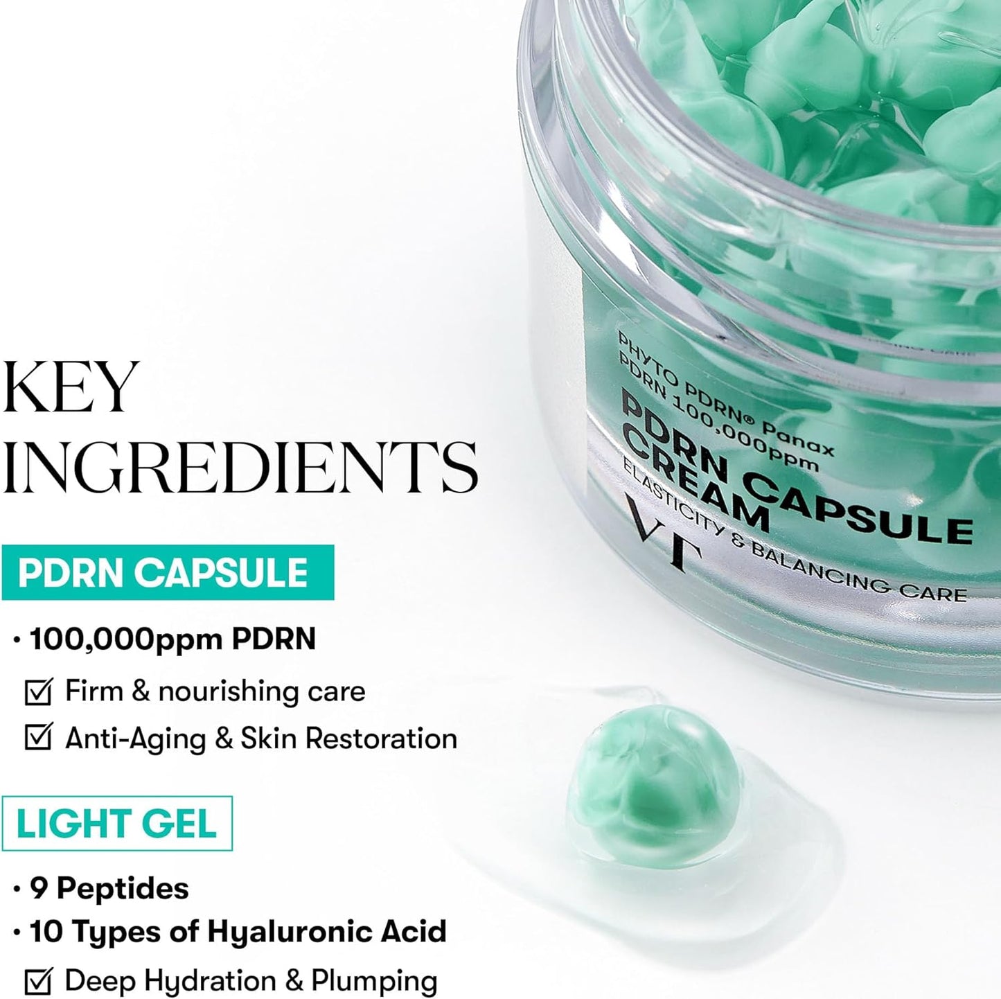 VT COSMETICS | PDRN Capsule Cream 100 - 50ml
