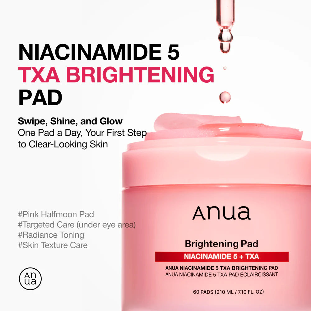 ANUA | Niacinamide 5 TXA Brightening Pad 60 pads 210ml (Tonico in dischetti)