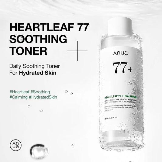 ANUA | Heartleaf 77% Soothing Toner - 250ml (Tonico Viso)