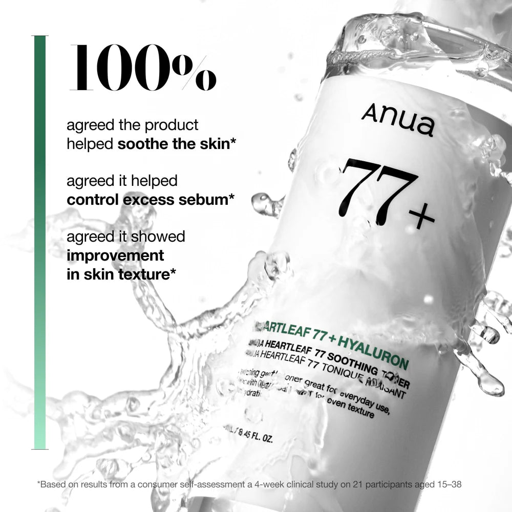 ANUA | Heartleaf 77% Soothing Toner - 250ml (Tonico Viso)
