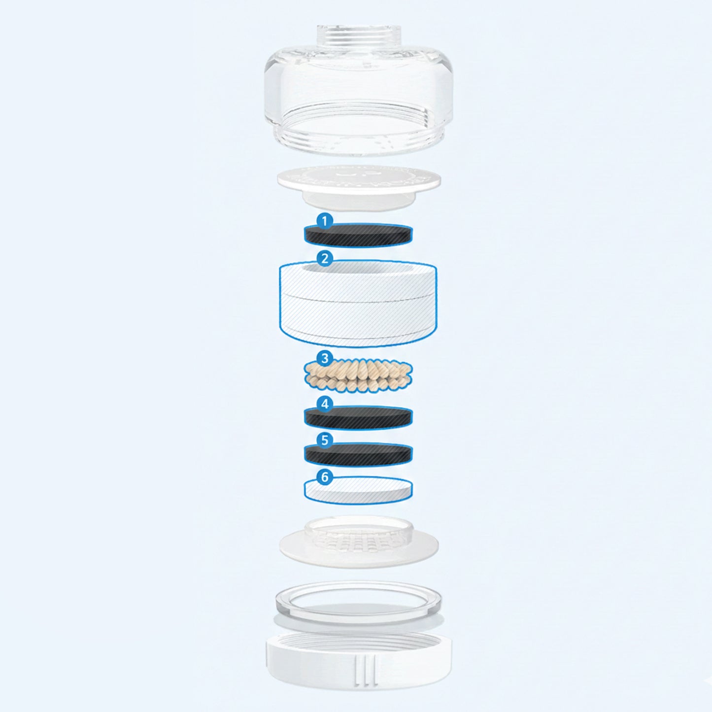 Fravita | Faucet Refill Filter 4 pezzi (Refil filtro lavandino)