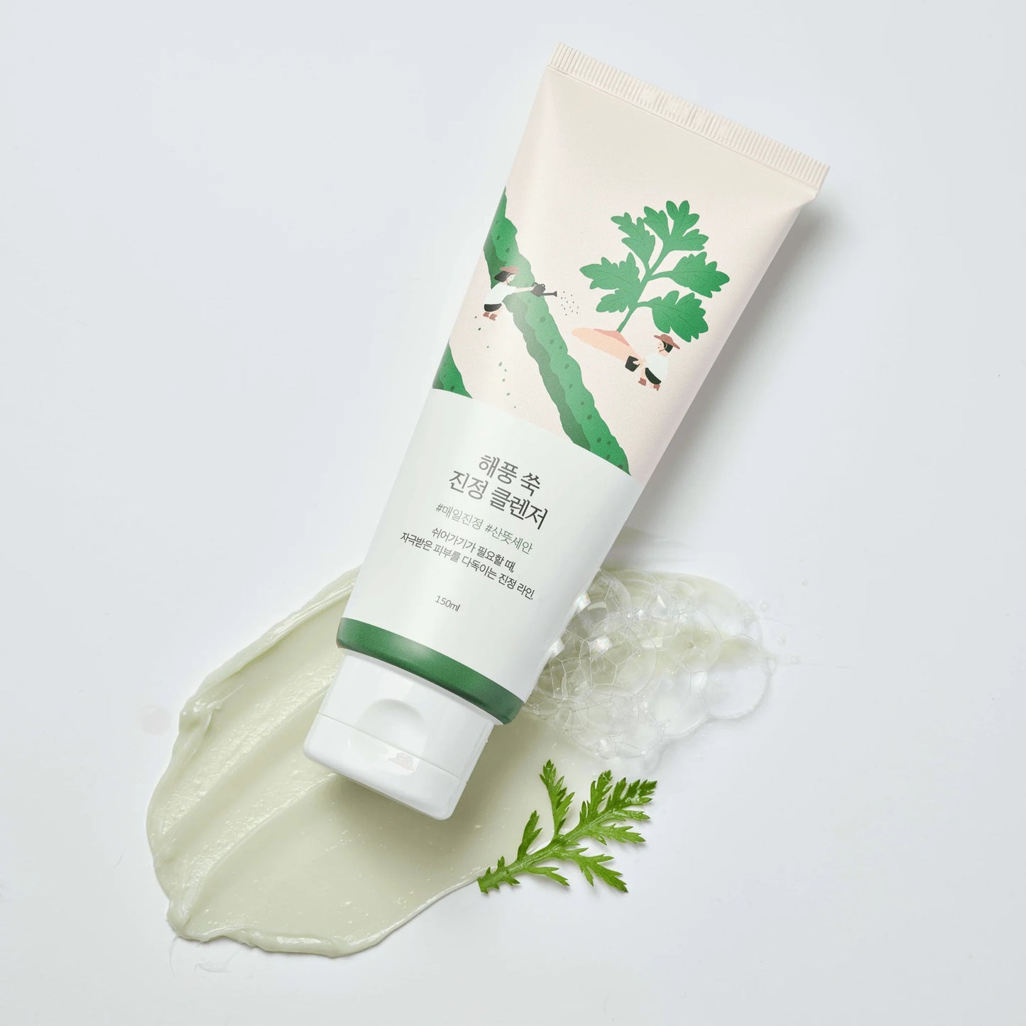 Round Lab | Mugwort Calming Cleanser 150ml (Detergente Viso)