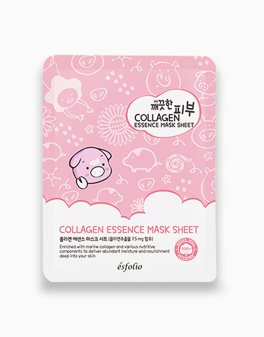 ESFOLIO | Pure Skin Collagen Essence Mask Sheet (Maschera Viso)