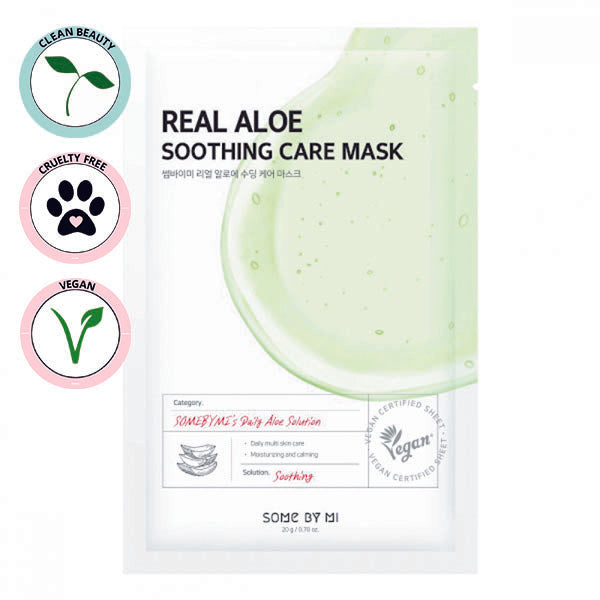 SOME BY MI | Real Aloe Soothing Care Mask ( Maschera viso lenitiva)