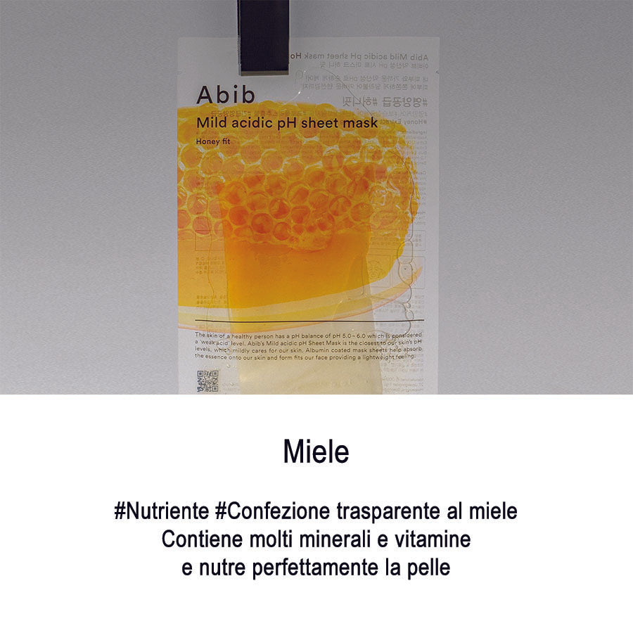 ABIB | Mild Acidic pH Sheet Mask Honey Fit