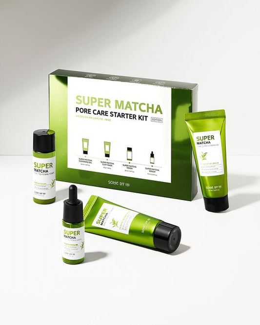 Some by Mi | Super Matcha Pore Care Starter Kit - 4pcs (ASTRINGENTE)