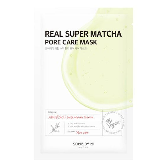 SOME BY MI | Real Super Matcha Pore Care Mask (MAschera viso astringente)