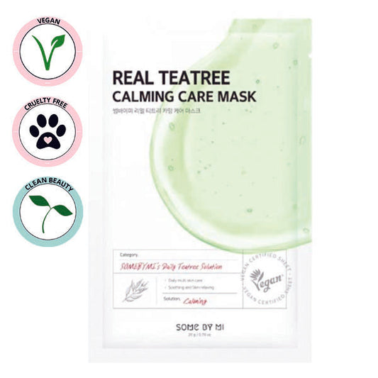 SOME BY MI | Real Tea Tree Calming Care Mask (Maschera viso anti-imperfezioni)